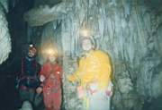 Con stefano, Rosario e la Ambra nella mia prima esperienza di grotta