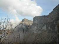 vista sul M. Croce con in primo piano lo spigolo Nord del nona