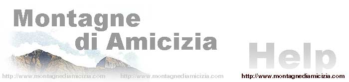 montagne di amicizia help page